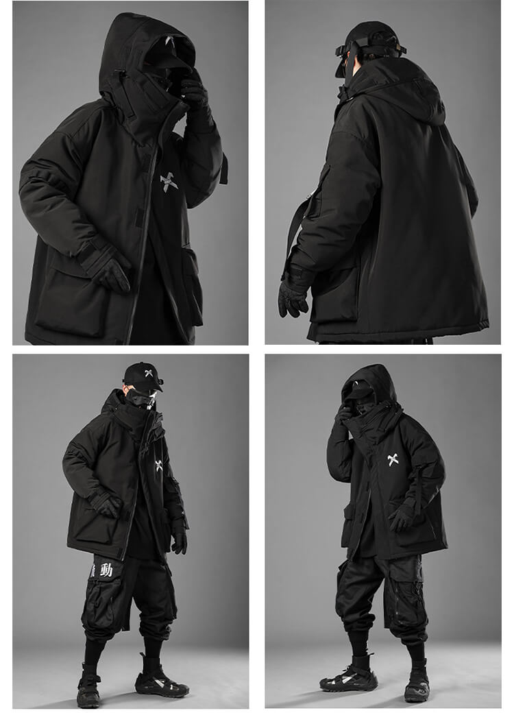 2023 Techwear Hooded Jackets Kurokobe