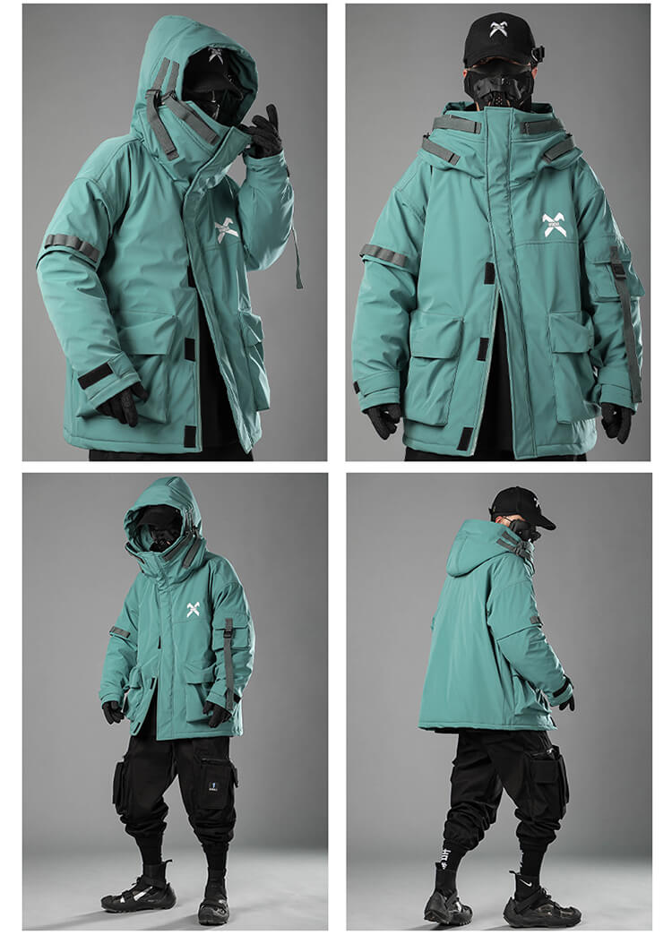 2023 Techwear Hooded Jackets Kurokobe