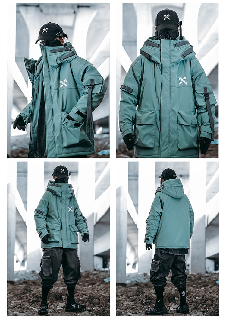 2023 Techwear Hooded Jackets Kurokobe