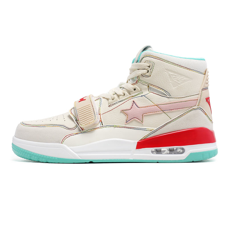 Classic Shoes - White Stars Sneakers