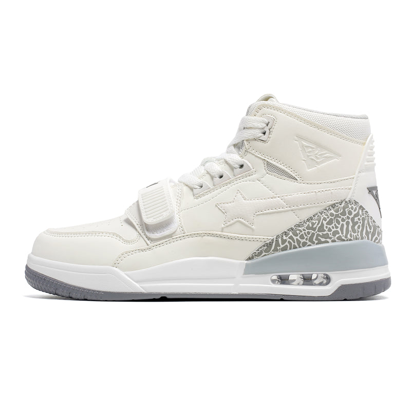 Classic Shoes - White Stars Sneakers