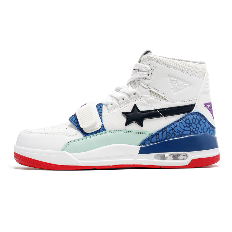 Classic Shoes - White Stars Sneakers