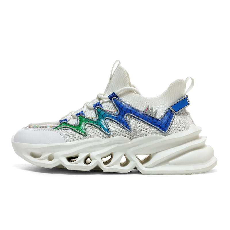 DrYR Electro Sneakers best chunky shoes 2023 Shoes White / US 6.5 / UK 6 / EU 39 Foot Length ( 24.5 cm / 245 mm ) Infinit Store Infinit Store Infinit Sneakers