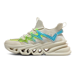 DrYR Electro Sneakers best chunky shoes 2023 Shoes Beige / US 6.5 / UK 6 / EU 39 Foot Length ( 24.5 cm / 245 mm ) Infinit Store Infinit Store Infinit Sneakers