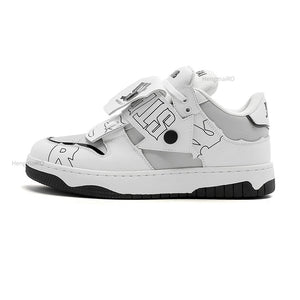 FSENRAI sneakers original Chunky shoes for women and mens 2023 Shoes White Grey / US 5 / EU 36 Foot Length ( 22.5 cm / 225 mm ) Infinit Store Infinit Store Infinit Sneakers