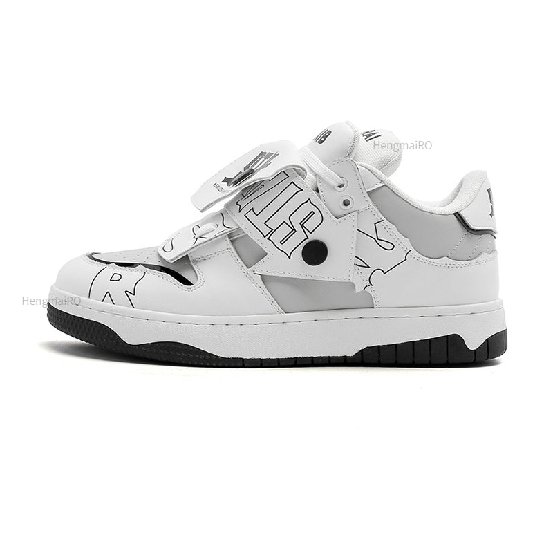 FSENRAI sneakers original Chunky shoes for women and mens 2023 Shoes White Grey / US 5 / EU 36 Foot Length ( 22.5 cm / 225 mm ) Infinit Store Infinit Store Infinit Sneakers