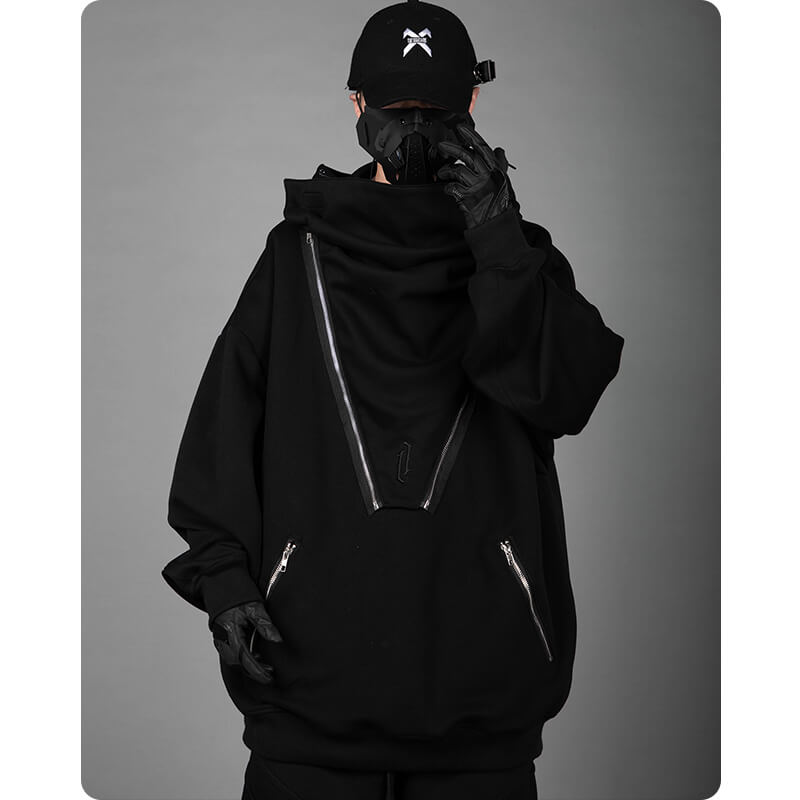 HOODIE TECHWEAR "Ankoku" Oversize Hoodie