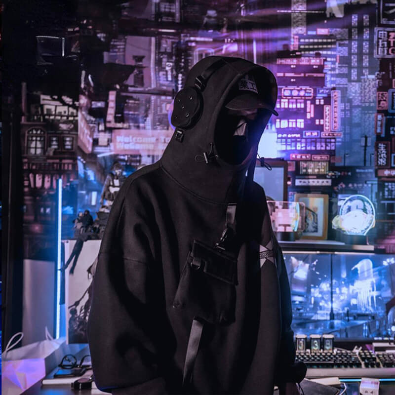 HOODIE TECHWEAR "Senrai" Oversize Techwear Hoodie