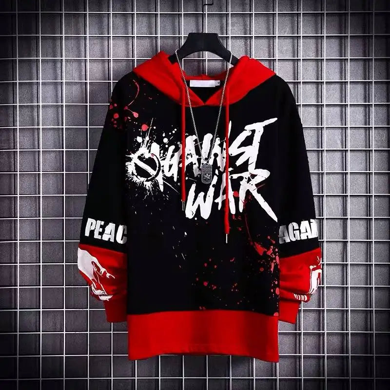 Againts War Sweatshirt Japanese streetwear