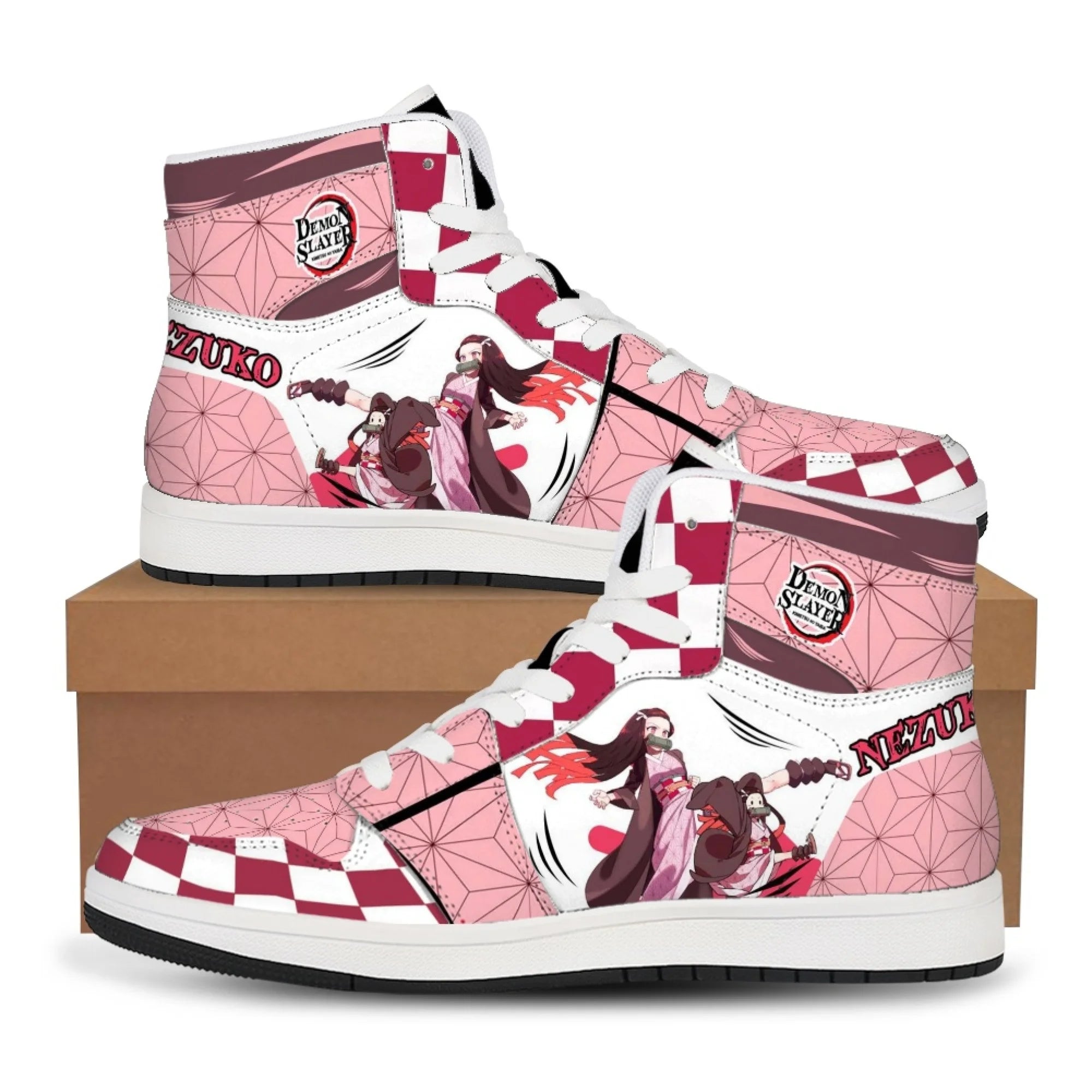 Hyper Anime Street-Core High-Tops – Dynamic Character Art Sneaker