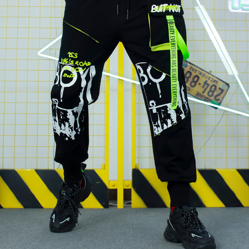 black joggers for men - Kuroi joggers japanese black joggers