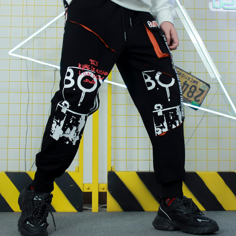 black joggers for men - Kuroi joggers japanese black joggers