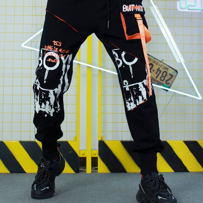 black joggers for men - Kuroi joggers japanese black joggers
