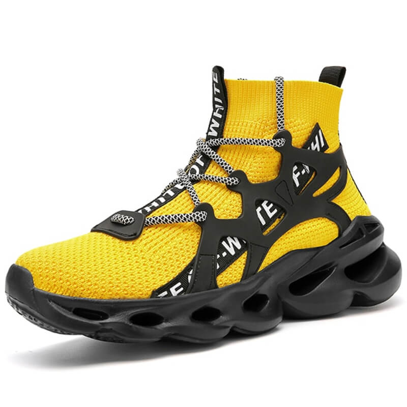 High Top Sneakers INFINIT Blaze DNX ( Dgeneration X ) Sneakers Shoes Yellow ( DNX 300 ) / US 11 / UK 10.5 / EU 45 ( 28 cm / 280 mm ) Infinit Store Infinit Store Infinit Sneakers