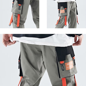 Xanthos Brown Cargo Pants Japanese Techwear Pants Pants Infinit Store Infinit Store Infinit Sneakers