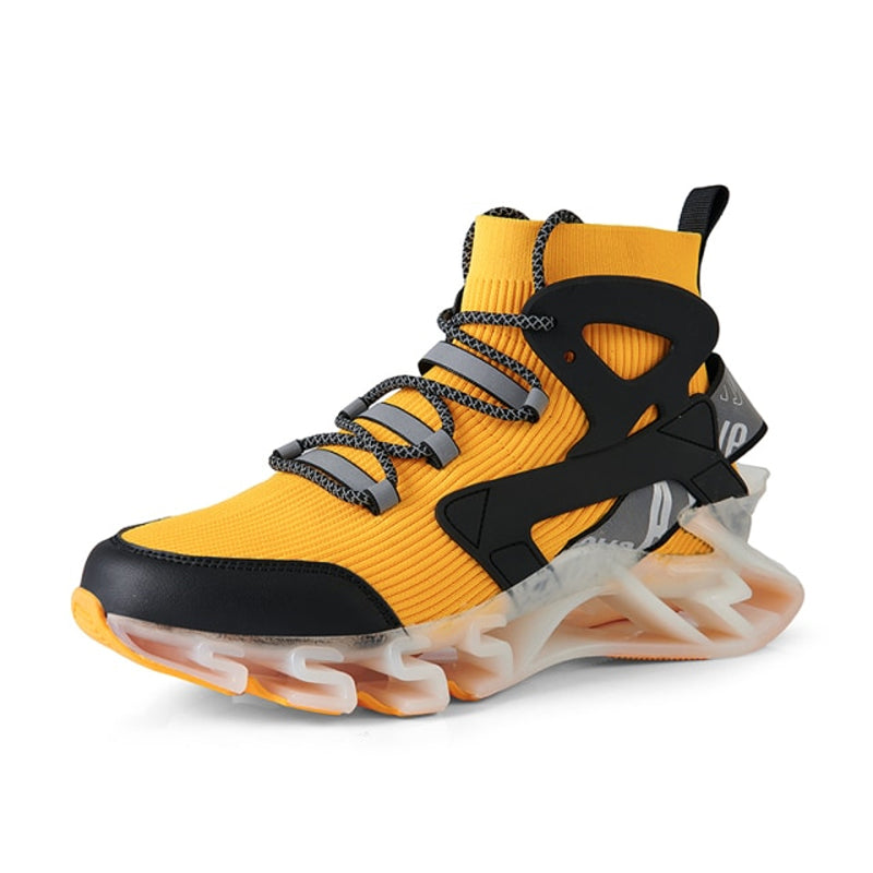 High Top Sneakers INFINIT Blaze Olympian Sneakers Shoes Yellow / US 9.5 / UK 9 / EU 43 ( 27 cm / 270 mm ) Infinit Store Infinit Store Infinit Sneakers