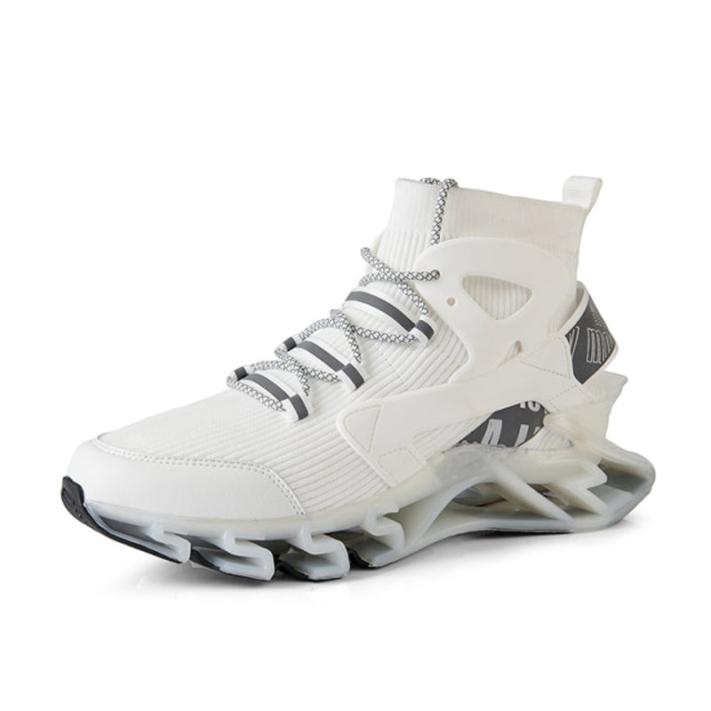 High Top Sneakers INFINIT Blaze Olympian Sneakers Shoes White / US 6.5 / UK 6 / EU 39 ( 24.5 cm / 245 mm ) Infinit Store Infinit Store Infinit Sneakers