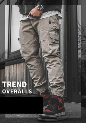 INFINIT Drex cargo pants streetwear multi pockets casual joggers for men 2022 Pants Infinit Store Infinit Store Infinit Sneakers