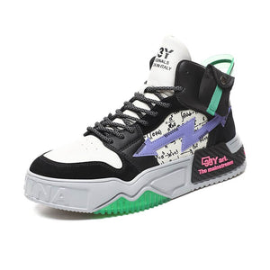 33Y Art the mainstream high top sneakers - INFINIT STORE