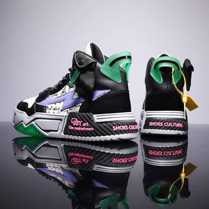 33Y Art the mainstream high top sneakers - INFINIT STORE