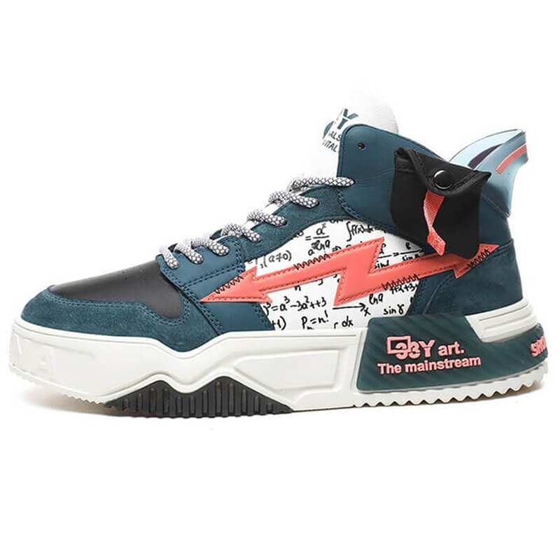 33Y Art the mainstream high top sneakers - INFINIT STORE