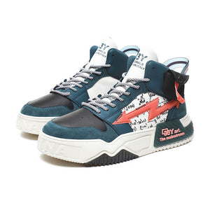 33Y Art the mainstream high top sneakers - INFINIT STORE