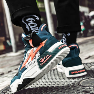 33Y Art the mainstream high top sneakers - INFINIT STORE