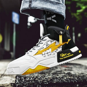 33Y Art the mainstream high top sneakers - INFINIT STORE