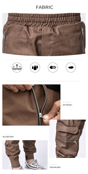 INFINIT Drex cargo pants streetwear multi pockets casual joggers for men 2022 Pants Infinit Store Infinit Store Infinit Sneakers