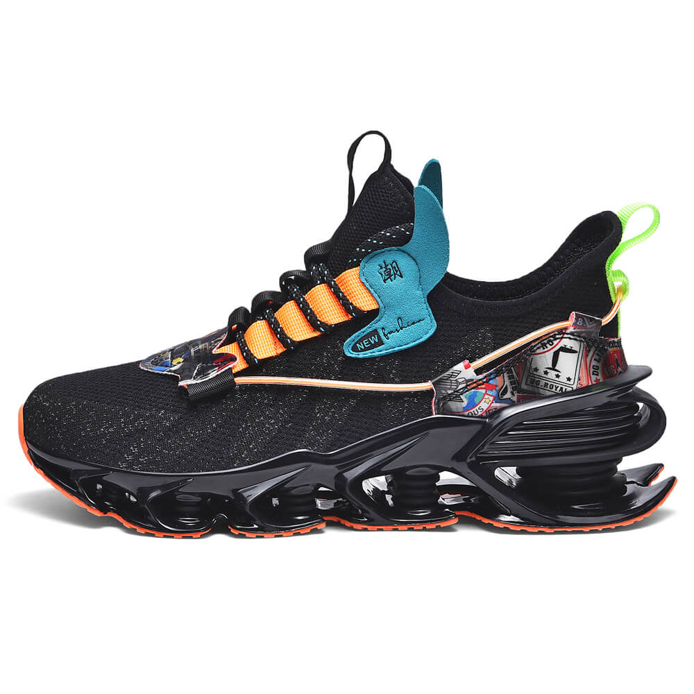 INFINIT Blaze DTX 500 best gym shoes 2022 Shoes Black Orange / US 12 / UK 11.5 / EU 45 Foot Length ( 29 cm / 290 mm ) Infinit Store Infinit Store Infinit Sneakers