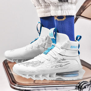 INFINIT Sparks DX 300 High Top Sneakers Black Shoes Infinit Store Infinit Store Infinit Sneakers