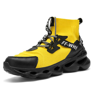 High Top Sneakers INFINIT Blaze DNX ( Dgeneration X ) Sneakers Shoes Yellow ( DNX 200 ) / US 11 / UK 10.5 / EU 45 ( 28 cm / 280 mm ) Infinit Store Infinit Store Infinit Sneakers