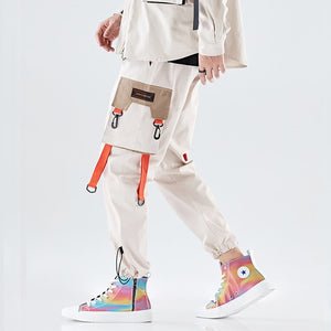 Xanthos Brown Cargo Pants Japanese Techwear Pants Pants Infinit Store Infinit Store Infinit Sneakers