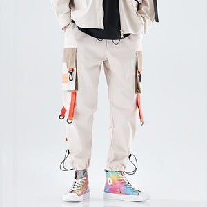 Xanthos Brown Cargo Pants Japanese Techwear Pants Pants Infinit Store Infinit Store Infinit Sneakers