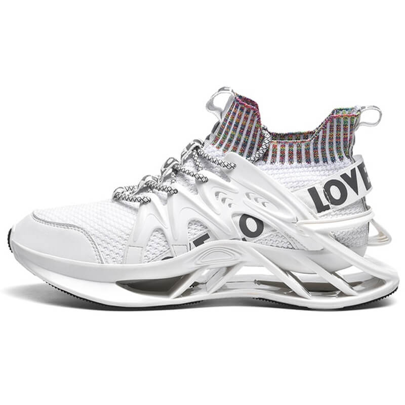 INFINIT Blaze 'Velove sneakers' breathable blade running shoes Shoes White / US 6.5 / UK 6 / EU 39 ( 24.5 cm / 245 mm ) Infinit Store Infinit Store Infinit Sneakers