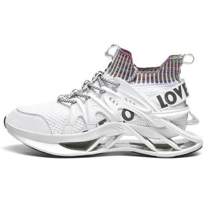 INFINIT Blaze 'Velove sneakers' breathable blade running shoes Shoes White / US 6.5 / UK 6 / EU 39 ( 24.5 cm / 245 mm ) Infinit Store Infinit Store Infinit Sneakers