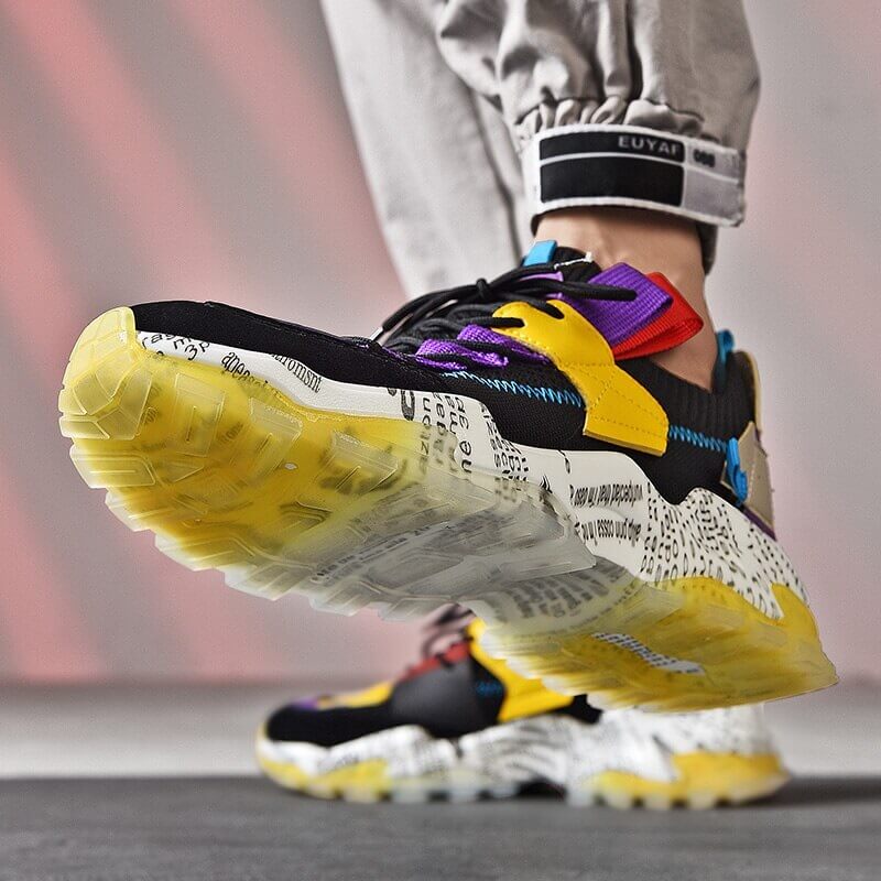 INFINIT ARTEMIS Scribbled Sneakers Shoes Infinit Store Infinit Store Infinit Sneakers