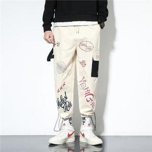 Chronos sweatpants black Japanese Graphic Streetwear pants - INFINIT STORE