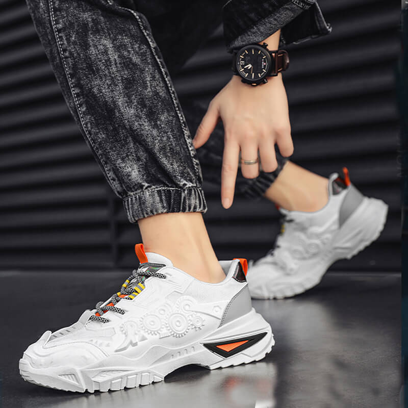 Chunky Mens Shoes - Velzard The Wheels Sneakers - INFINIT STORE