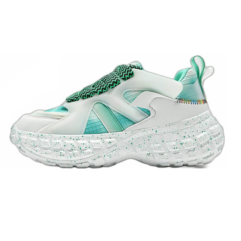Chunky Shoes 'Velzard Greed ' ugly sneakers 2023 Shoes White Green / US 6.5 / UK 6 / EU 39 Foot Length ( 24.5 cm / 245 mm ) Infinit Store Infinit Store Infinit Sneakers