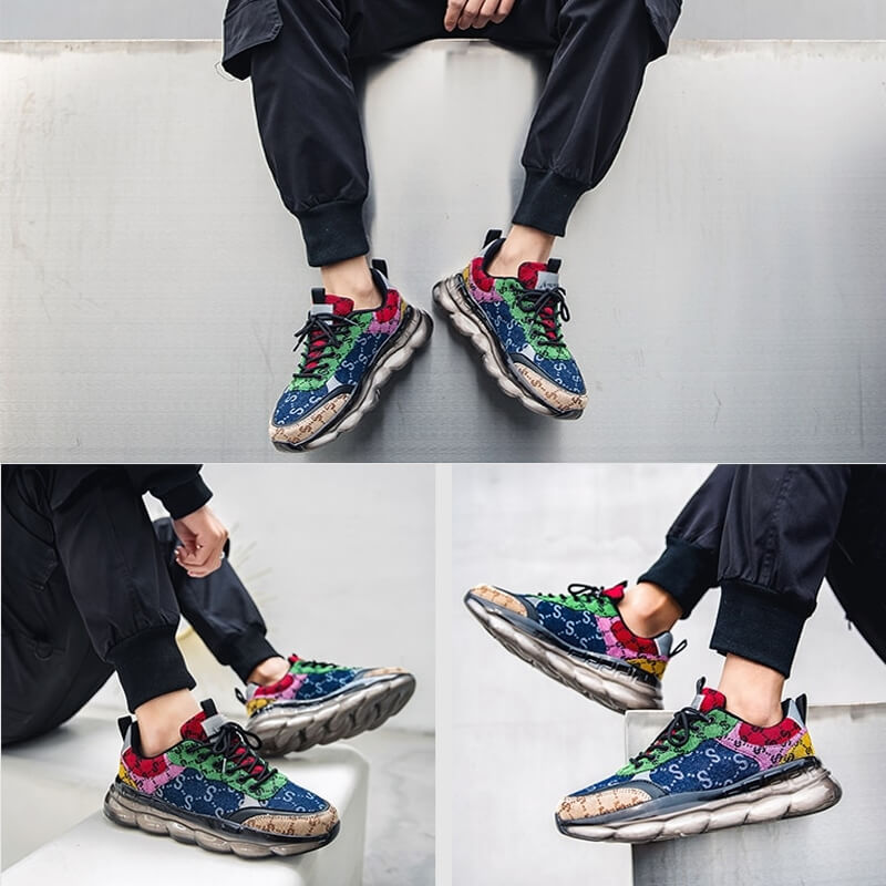 Colorful Chunky shoes - Velzard Buck Sneakers Shoes Infinit Store Infinit Store Infinit Sneakers
