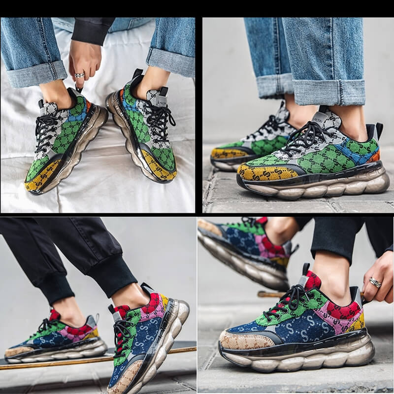 Colorful Chunky shoes - Velzard Buck Sneakers Shoes Infinit Store Infinit Store Infinit Sneakers