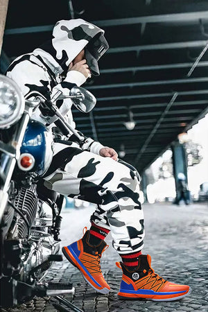 Dragon Ball z Shoes Son Goku sneakers Costume Shoes Orange / US 8 / UK 7.5 / EU 41 ( 25.6 cm / 256 mm ) Infinit Store Infinit Store Infinit Sneakers