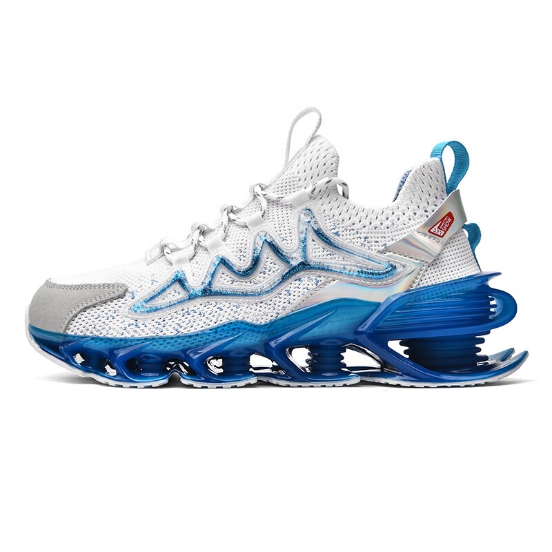 EMPEROR 'Argos king of Ezra Shoes White Blue / US 9.5 / UK 9 / EU 43 Foot Length ( 27 cm / 270 mm ) Infinit Store Infinit Store Infinit Sneakers