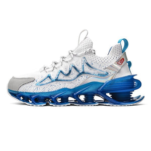 EMPEROR 'Argos king of Ezra Shoes White Blue / US 9.5 / UK 9 / EU 43 Foot Length ( 27 cm / 270 mm ) Infinit Store Infinit Store Infinit Sneakers