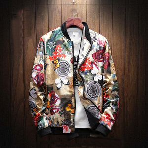 Flowers Windbreakers jackets for men Coats & Jackets Infinit Store Infinit Store Infinit Sneakers