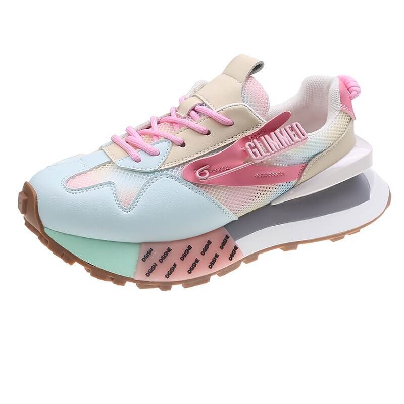 Glimmed women sneakers best chunky shoes for women 2022 Shoes Pink / US 4 / UK 3.5 / EU 35 Foot Length ( 22.5 cm / 225 mm ) Infinit Store Infinit Store Infinit Sneakers