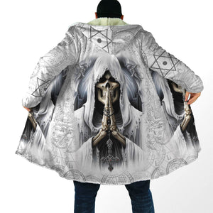 Grim Reaper costume 3D cloak Hoodie - grim reaper drawing cloak Hoodie Coats & Jackets Grim Reaper White / M Infinit Store Infinit Store Infinit Sneakers