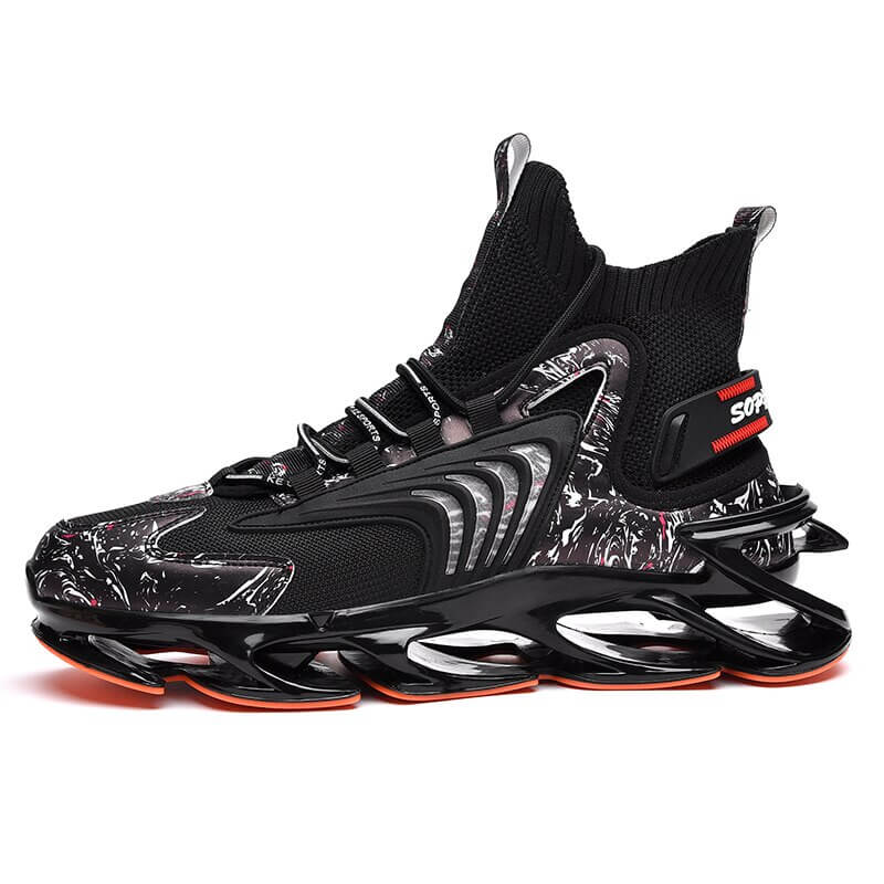 High Top Sneakers INFINIT Blaze Spectra R breathable sneakers Shoes Black / US 6.5 / UK 6 / EU 39 ( 24.5 cm / 245 mm ) Infinit Store Infinit Store Infinit Sneakers