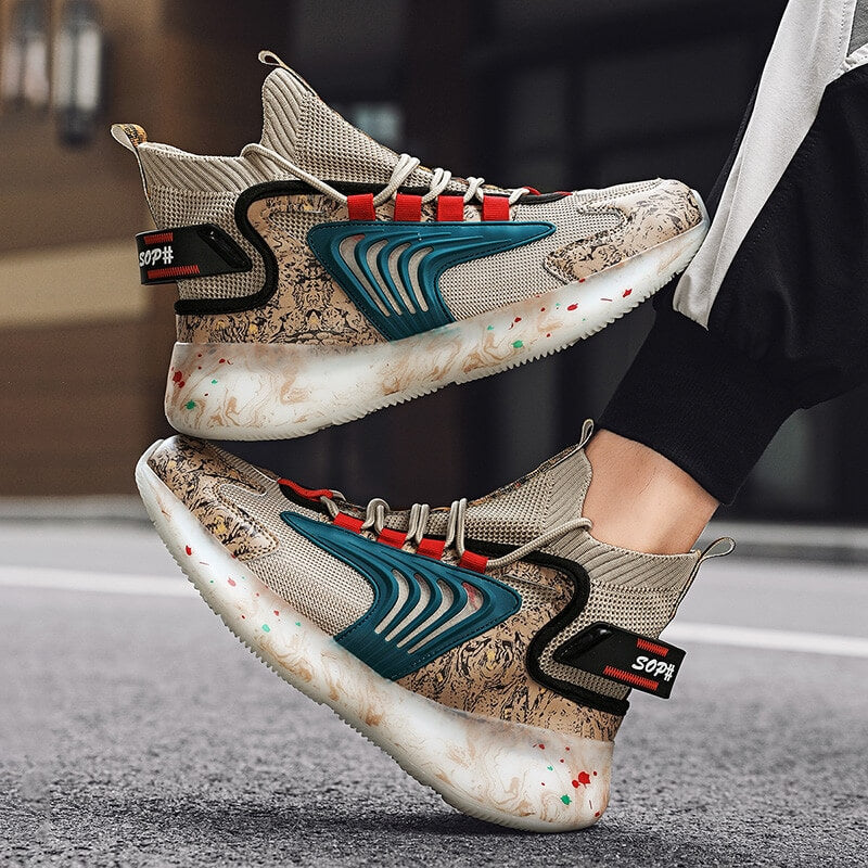 High Top Sneakers INFINIT Blaze Spectra breathable sneakers Shoes Infinit Store Infinit Store Infinit Sneakers